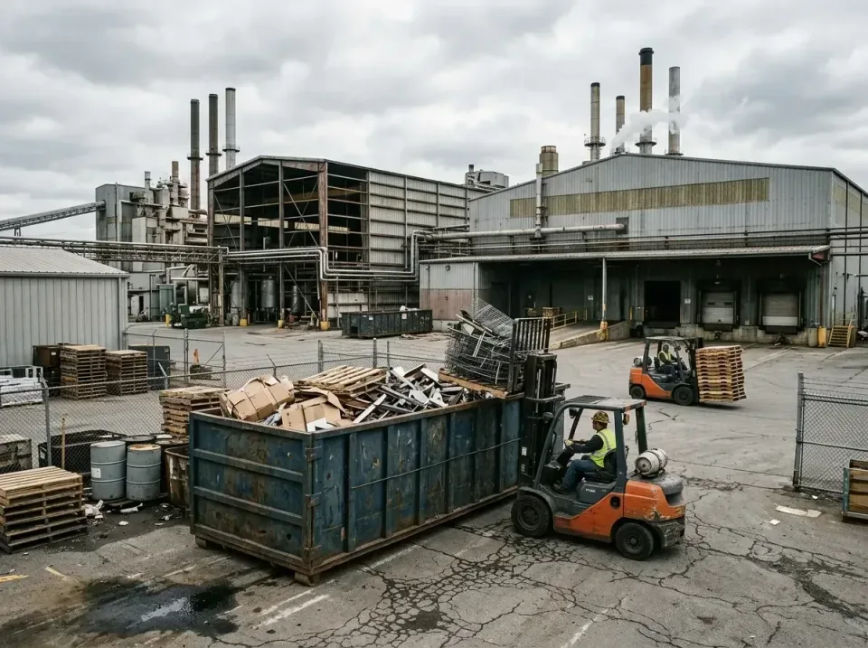 industrial-factory-scrap-conta-003 — frequently asked questions, Cheap Roll-off Dumpster Rentals in South Williamsport, PA